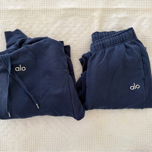 ALO Yoga Pants - ALO Yoga accokade Navy Blue Pantsuit set